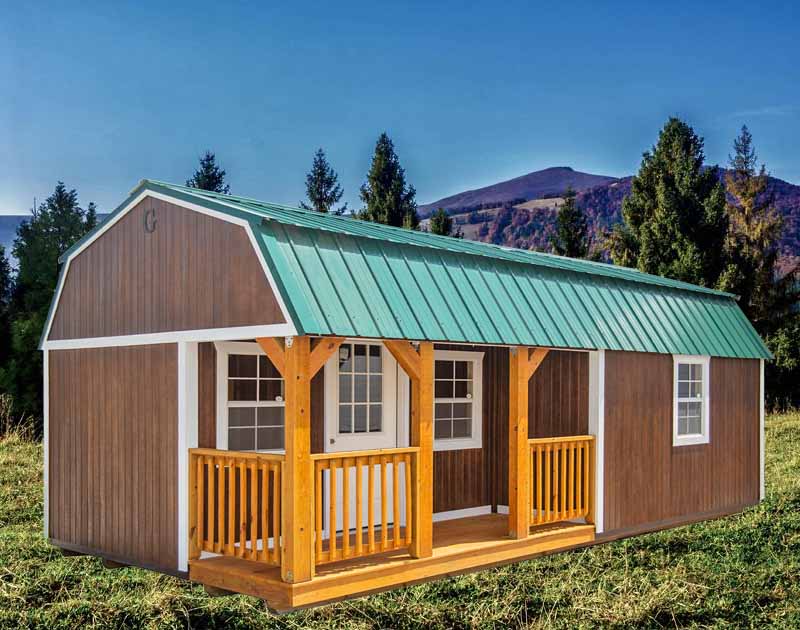 Lake Sam Rayburn, Texas Corner Porch Lofted Barn Cabin